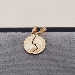 DIJE DIVIDIDO PERO SIEMPRE UNIDOS ORO LAMINADO 18K