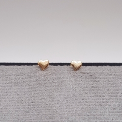 TOPO CORAZON CONCAVO CURVO XS ORO LAMINADO 18K