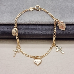 PULSERA CARTIER TRES GRACIAS ORO LAMINADO 18K