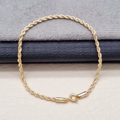 PULSERA LAZO ORO LAMINADO 18K