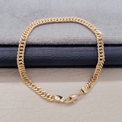 PULSERA BARBADA ORO LAMINADO 18K