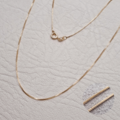 CADENA VENECIANA 1MM 45CM ORO LAMINADO 18K - comprar online