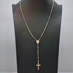 ROSARIO VIRGEN MILAGROSA BALIN 3MM ORO LAMINADO 18K