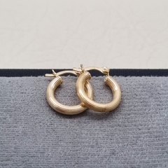 CANDONGA RAYAS 15MM ORO LAMINADO 18K