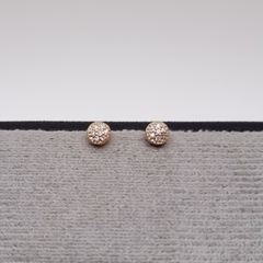 TOPO 1/2 BOLA 6MM MICROCIRCON ORO LAMINADO 18K