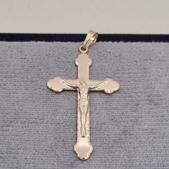 DIJE CRISTO PLANO S ORO LAMINADO 18K