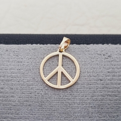 DIJE DE LA PAZ ORO LAMINADO 18K