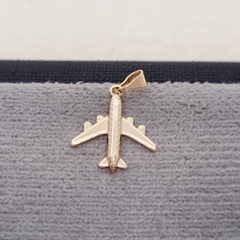 DIJE AVION S ORO LAMINADO 18K