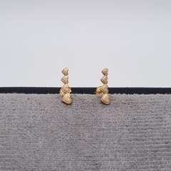 TOPO 4 CORAZONES ORO LAMINADO 18K