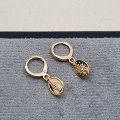 CANDONGA MILAGROSA BROCHE CERRADO ORO LAMINADO 18K