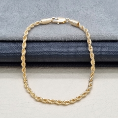 PULSERA CORDON ORO LAMINADO 18K