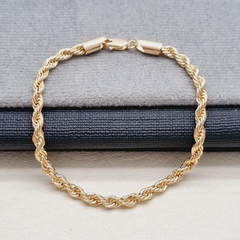 PULSERA LAZO ORO LAMINADO 18K