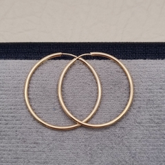 CANDONGA LISA 3CM 0.1MM ORO LAMINADO 18K