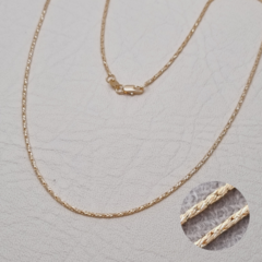 CADENA CABELLO ANGEL ORO LAMINADO 18K