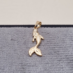 DIJE SIRENA DE MAR ORO LAMINADO 18K