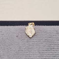 DIJE MEDALLA MILAGROSA SIN SELLO ESPEJO ORO LAMINADO 18K