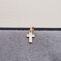 DIJE CRUZ PUNTOS S ORO LAMINADO 18K