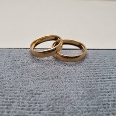 ARGOLLA LISA 5MM ORO LAMINADO 18K