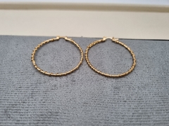 CANDONGA ENLAZADA 40MM ORO LAMINADO 18K