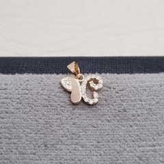 DIJE MARIPOSA SWAROVSKI ORO LAMINADO 18K