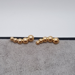 TOPO BOLA X5 CURVO ORO LAMINADO 18K