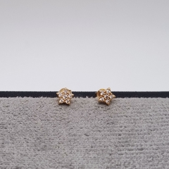 TOPO ESTRELLA MINI CIRCONIAS ORO LAMINADO 18K