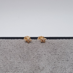TOPO ESTRELLA CIRCON ORO LAMINADO 18K