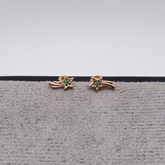 TOPO ESTRELLA FUGAZ SWAROVSKI ORO LAMINADO 18K
