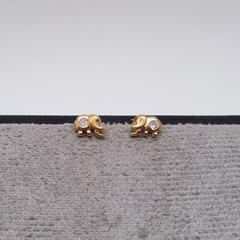 TOPO ELEFANTE CIRCON ORO LAMINADO 18K