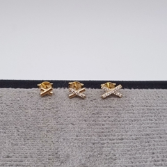 TOPO TRIO X MICROCIRCON ORO LAMINADO 18K