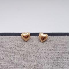 TOPO CORAZON POPOCHO ORO LAMINADO 18K