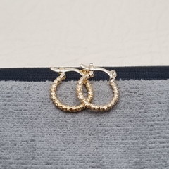 CANDONGA HILO DIAMANTADA 15MM ORO LAMINADO 18K