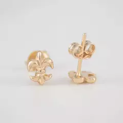 TOPO FLOR DE LIS ORO LAMINADO 18K - comprar online