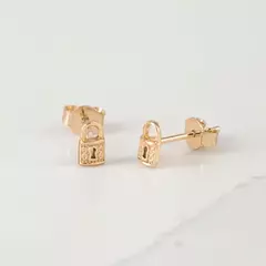 TOPO CANDADO MINI ORO LAMINADO 18K - comprar online