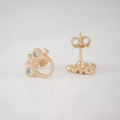 TOPO MINNIE SILUETA ORO LAMINADO 18K - comprar online