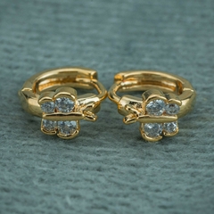 CANDONGA MINI MARIPOSA ORO LAMINADO 18K