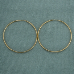 CANDONGA HILO 60MM ORO LAMINADO 18K