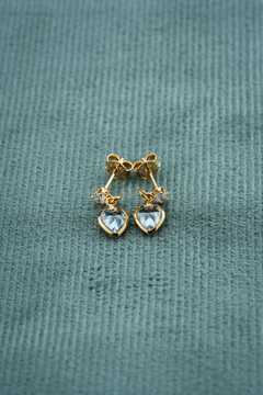 TOPO DIJE CORAZÓN CIRCÓN ORO LAMINADO 18K - comprar online