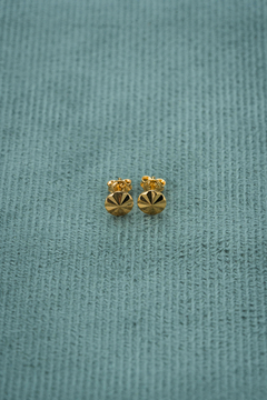 TOPO CIRCULO DIAMANTE ORO LAMINADO 18K - comprar online