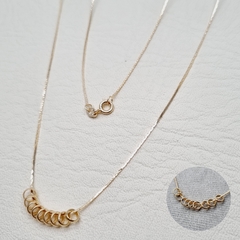 COLLAR ARGOLLA ORO LAMINADO 18K