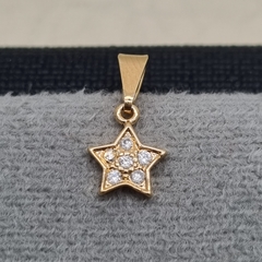 DIJE ESTRELLA MINI ORO LAMINADO 18K