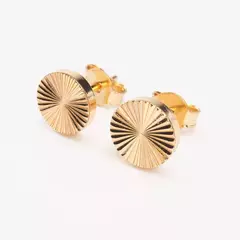 TOPO SOL CIRCULO GRANDE ORO LAMINADO 18K - comprar online