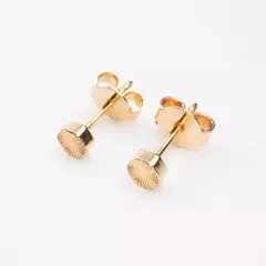 TOPO SOL HEXAGONO MINI ORO LAMINADO 18K