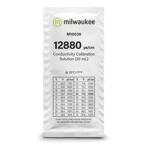 Solución de Calibración EC Milwaukee 12880 Us/cm (20ml) M10030B