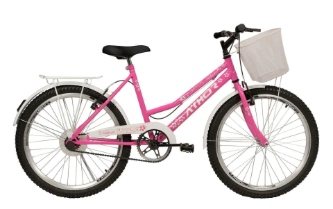 *BICICLETA 24 FEMININA TOP C- PARALAMA ATHOR *
