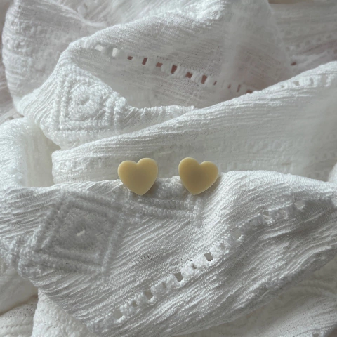 Mini Brinco Nina Laranja Pastel