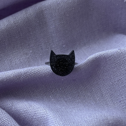 Anel Gato Preto