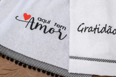 Kit 1 pano de prato 1 toalha de cozinha brancos