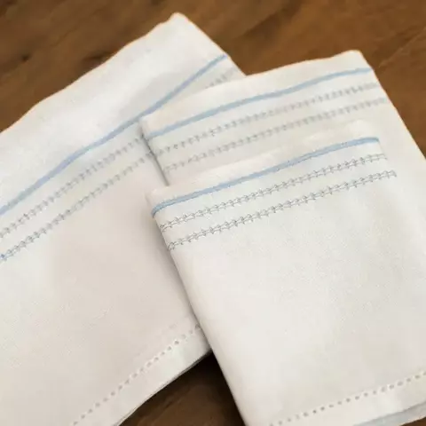 Kit Fralda com 2 Lenços Ajour