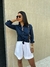 Camisa manga longa azul marinho - Lila Brand